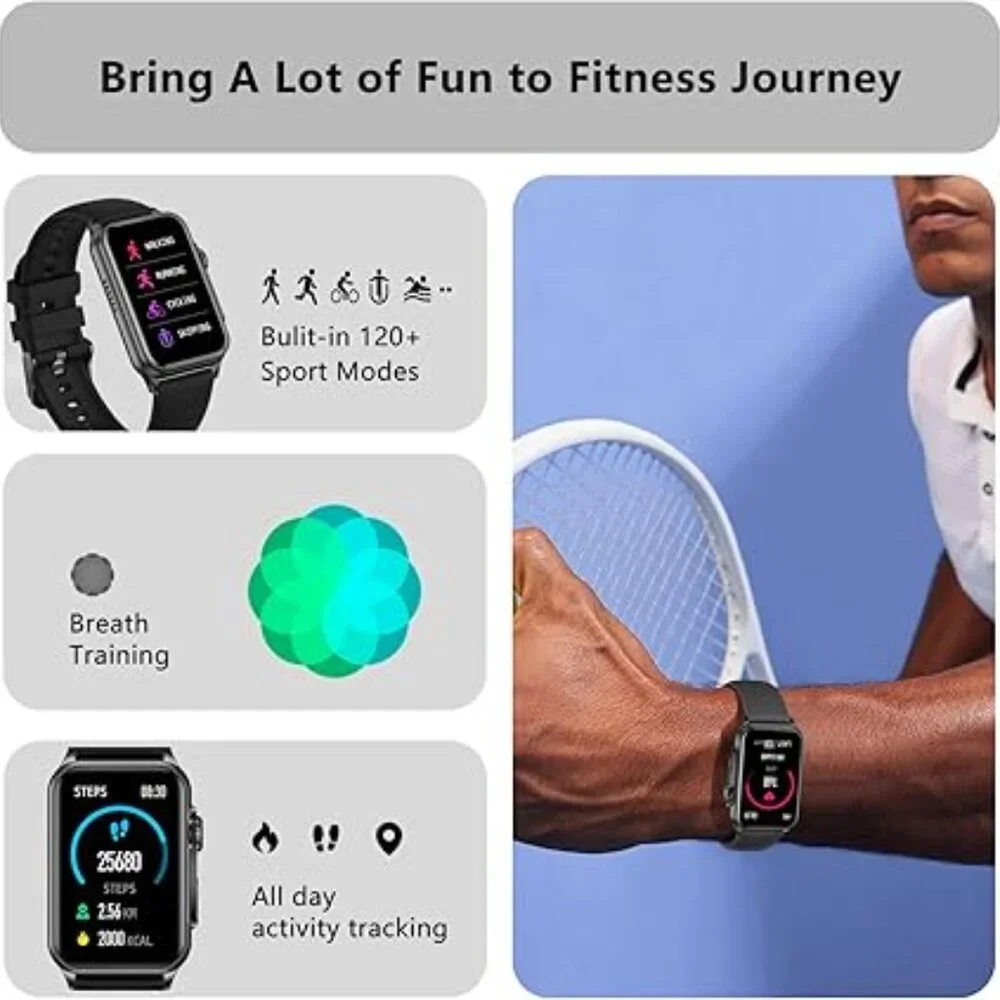 Brand New Smart Watch Fitness Tracker Answer/Make Calls, Track Blood Pressure